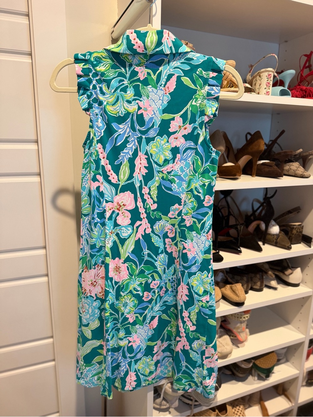 Lilly Pulitzer Silvia Seek And Sea Women's Sleeveless Golf Dress - Picture 4 of 5